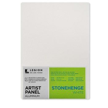 Stonehenge Aluminum Artist Panel 250gsm - 5" x 7" White
