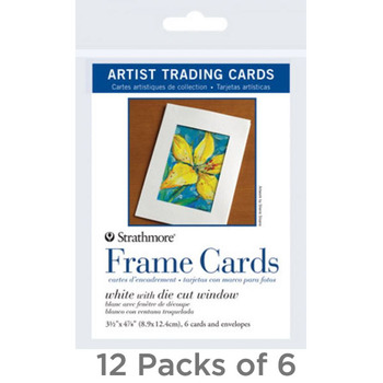 Strathmore Artist Trading Card Frames 12 Packs (72 Cards w/ Envelopes)