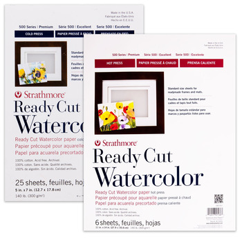 Strathmore Ready Cut Watercolor Paper Packs