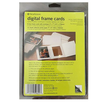 Strathmore 5"x7" Digital Photo Frame Cards, 8 Pack