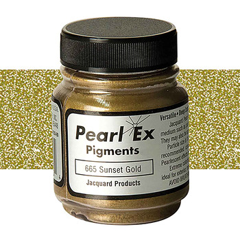 Jacquard Pearl Ex Powdered Pigment - Sunset Gold .75oz
