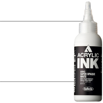Holbein Acrylic Ink - Super Opaque White, 100ml