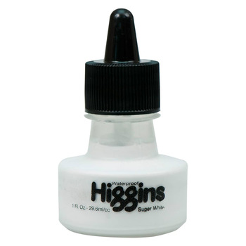 Higgins® Super White Ink, 1oz Bottle