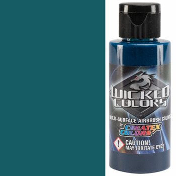 Wicked Air Airbrush Colors Detail Blue Green 2oz
