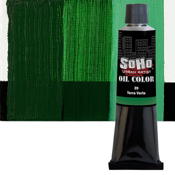SoHo Artist Oil Color Terra Verte 21ml Tube - Box of 5