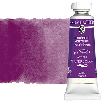 Grumbacher Finest Artists' Watercolor 14 ml Tube - Thalo Purple