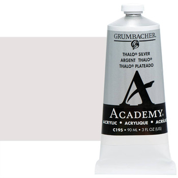 Grumbacher Academy Acrylics Thalo Silver 90 ml