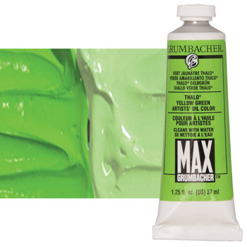 MAX Water-Mixable Oil Color 37 ml Tube - Thalo Yellow Green