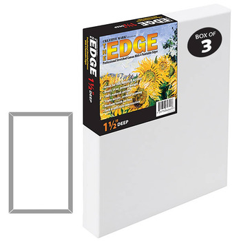 The Edge All Media Pro Cotton Canvas 6"x24" - 1-1/2" Deep (Box of 3)