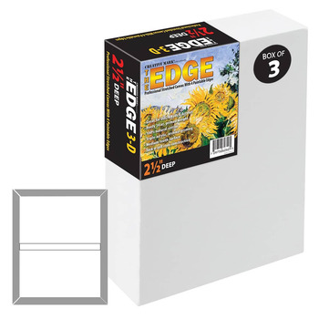 The Edge All Media Pro Cotton Canvas 15"x30" - 2-1/2" Deep (Box of 3)