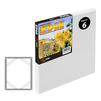 The Edge All Media Pro Cotton Canvas, 36"x36" - 11/16" Deep (Box of 6)