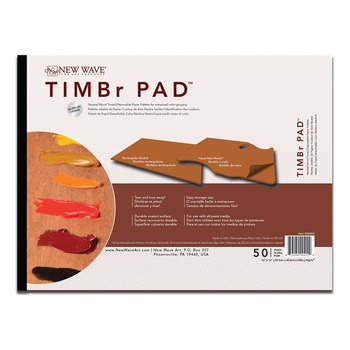 New Wave Timbr Rectangular Palette Pad 12x16" - 50 Sheets