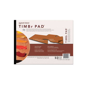 New Wave Timbr Rectangular Palette Pad 9x12" -  50 Sheets