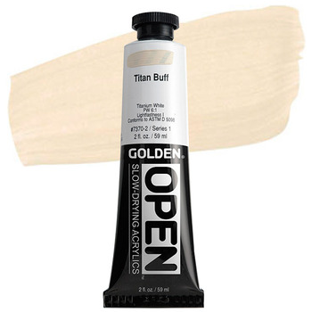 GOLDEN Open Acrylic Paints Titan Buff 2 oz