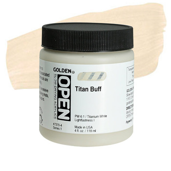Golden Open Acrylic 4 oz Jar - Titan Buff