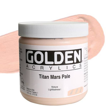 GOLDEN Heavy Body Acrylics - Titan Mars Pale, 16oz Jar