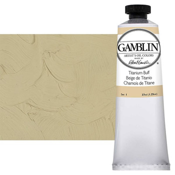 Gamblin Artists Oil - Titanium Buff, 37ml Tube