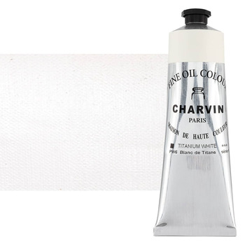 Charvin Fine Oil Paint, Titanium White - 150ml