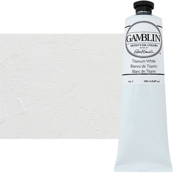 Gamblin Artists Oil - Titanium White, 150ml Tube