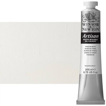 Winsor & Newton Artisan Water Mixable Oil Color - Titanium White, 200ml Tube