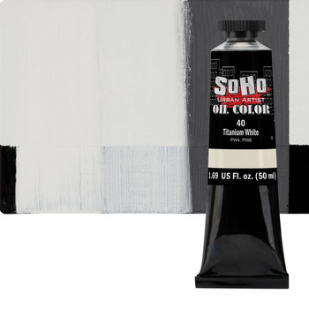 Soho Artist Oil Color Titanium White, 50ml Tube