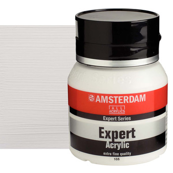 Amsterdam Expert Acrylic, Titanium White 400ml Jar