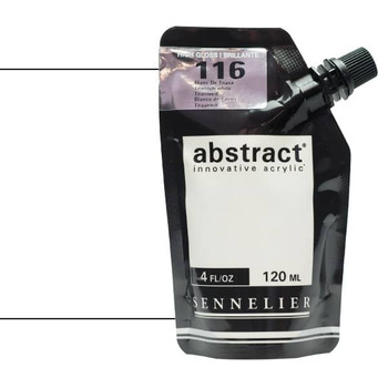 Sennelier Abstract Acrylics Titanium White High Gloss 120 ml
