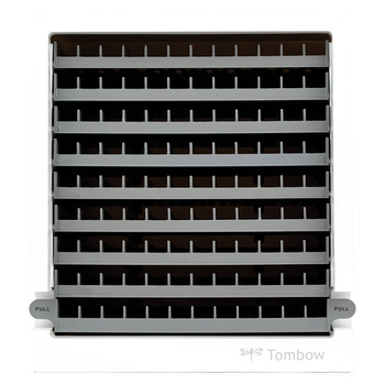Tombow Marker Desktop Organizer, White/Gray (108 Slots)