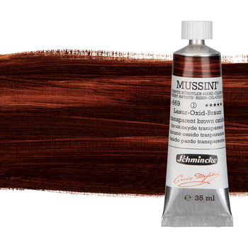 Schmincke Mussini Oil Color 35ml - Transparent Brown Oxide