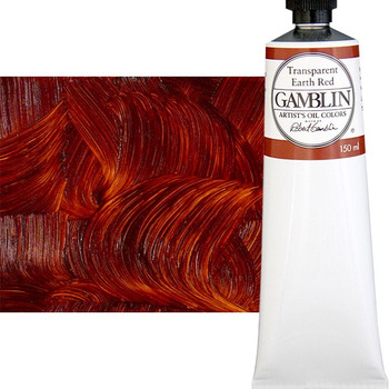 Gamblin Artists Oil - Transparent Earth Red, 150ml Tube