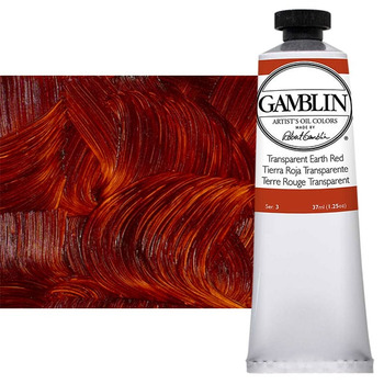 Gamblin Artists Oil - Transparent Earth Red, 37ml Tube