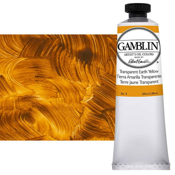 Gamblin Artists Oil - Transparent Earth Yellow, 37ml Tube