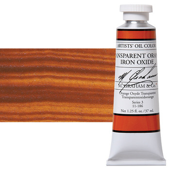 M. Graham Oil Color 37ml - Transparent Orange Iron Oxide