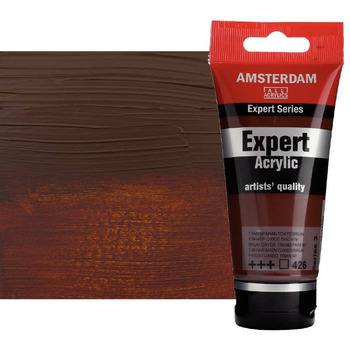 Amsterdam Expert Acrylic, Transparent Oxide Brown 75ml Tube