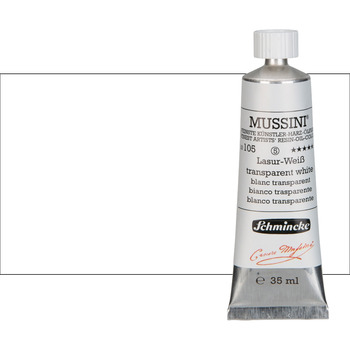 Schmincke Mussini Oil Color 35 ml Tube - Transparent White