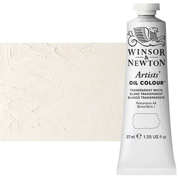 Winsor & Newton Artists' Oil - Transparent White, 37ml Tube