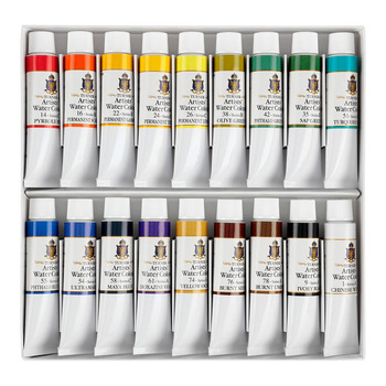 Turner Artists' Watercolor Set of 18, 15ml Vibrant Colors