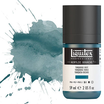 Liquitex Professional Acrylic Gouache 2oz Turquoise Deep