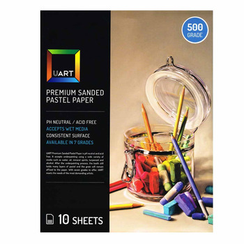 UART Sanded Pastel Paper 500 Grade 21" x 27" (Pack of 10)