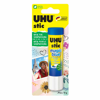 UHU Magic Blue Glue Stick .74oz (21 Grams)