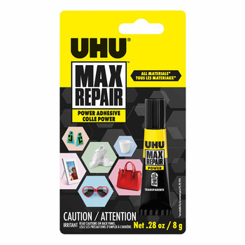 UHU Max Repair Power Glue Tube .28oz (8 Grams)