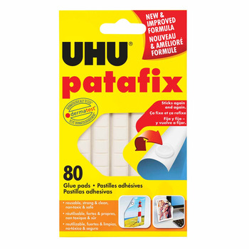 UHU Patafix Removable Adhesive Putty Pack of 80, 2.1oz