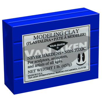 Plastalina Modeling Clay 1 lb. Bar - Ultra Blue