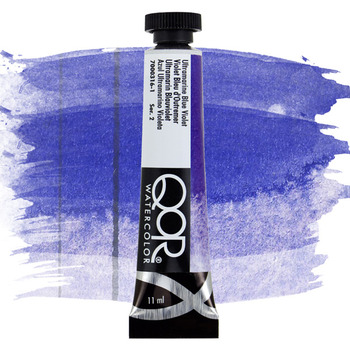 QoR Watercolor Paint - Ultra Blue Violet, 11ml Tube