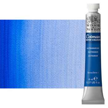 Winsor & Newton Cotman Watercolor 8 ml Tube - Ultramarine