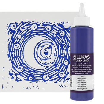 LUKAS Studio Linol Ink 250ml Ultramarine Blue