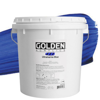 GOLDEN Heavy Body Acrylics - Ultramarine Blue, Gallon