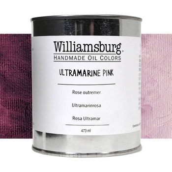 Williamsburg Oil Color, Ultramarine Pink, 473ml Can