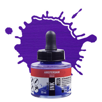 Amsterdam Acrylic Ink - Ultramarine Violet, 30ml