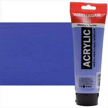 Amsterdam Standard Series Acrylic Paint - Ultramarine Violet Light, 250ml Tube